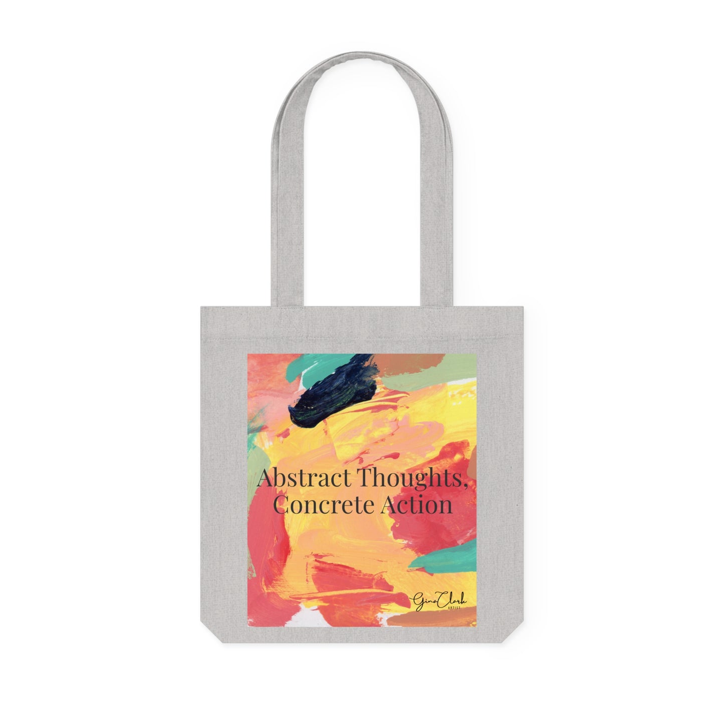 Abstract Thoughts, Concrete Action: Eco-Friendly Statement Tote