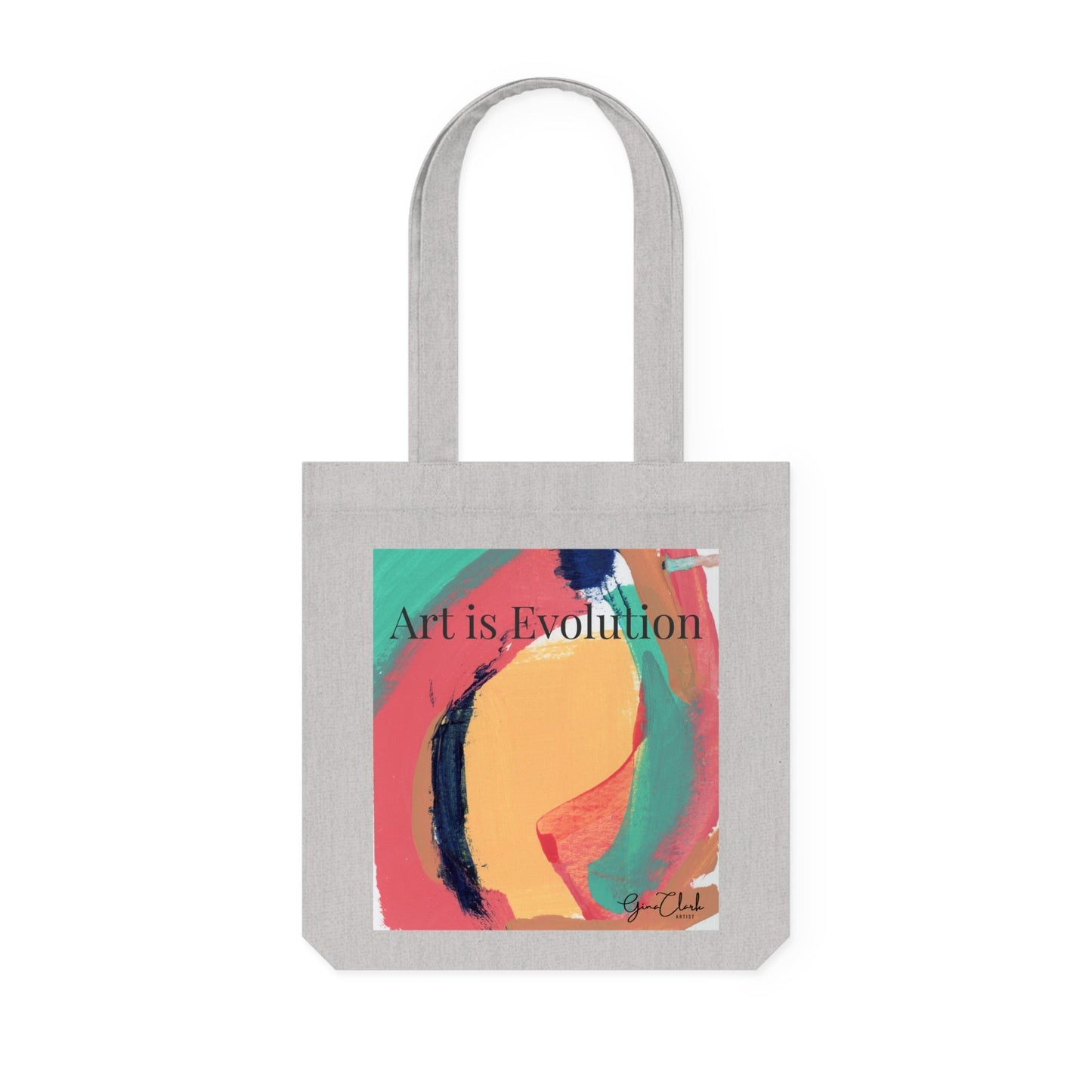 Art is Evolution: Sustainable Muse Tote Bag - Gina Clark Fine Art
