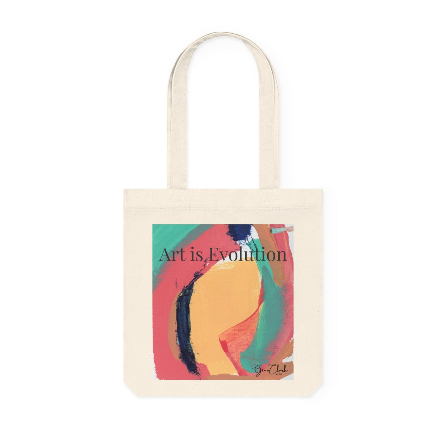Art is Evolution: Sustainable Muse Tote Bag - Gina Clark Fine Art